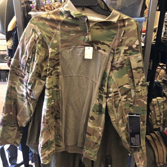 NOS US Army Small 1/4 Zip Type 2 Combat OCP Multicam FRAC Top Shirt NWT Small