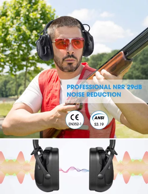 Mpow Outdoor Activity Ear Protection Safe Ear Muff Noise Reduction Ear Defenders 3