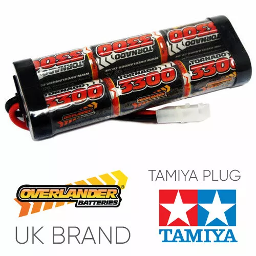 Overlander 3300mah 7.2v Nimh Battery Pack Stick SubC - Tamiya RC Car