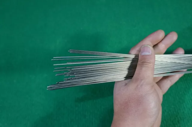 1.5mm Titanium 6al-4v Wire .06" x 40" Straight Welding bar Grade 5 rod 128pcs
