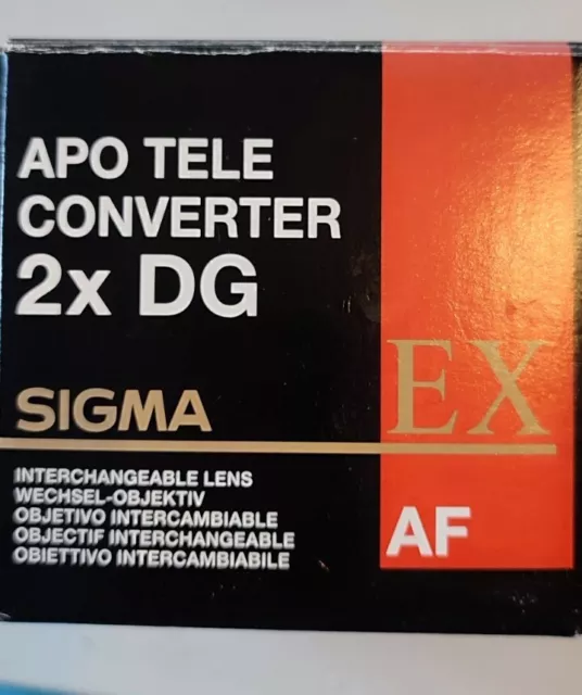 Sigma EX Converter 2x APO Tele DG Canon EF 2