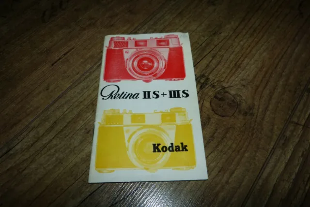 Kodak Retina  II S u III S  Kamera Prospekt/Broschüre