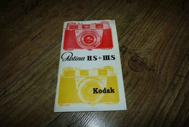 Kodak Retina  II S u III S  Kamera Prospekt/Broschüre