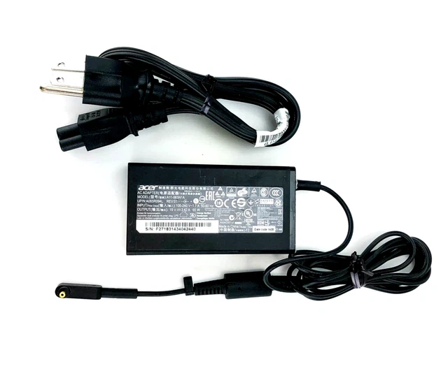 Genuine Acer 65W AC Adapter Charger for Aspire Spin 3 SP314-53 SP314-54 w/Cord