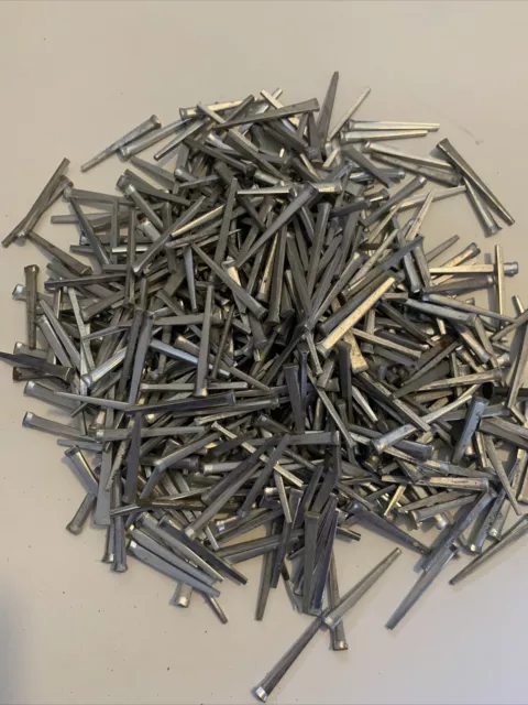 Lot Of 350 Vintage Cut /Square Head 1 3/4” Iron Nails
