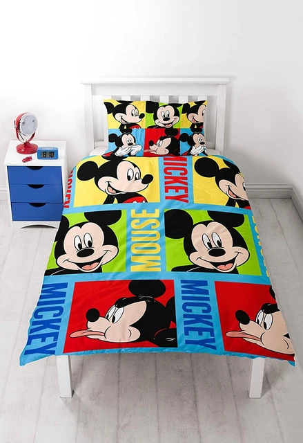 Disney Topolino ""Luminoso"" Set piumone singolo - Stampa ripetuta design