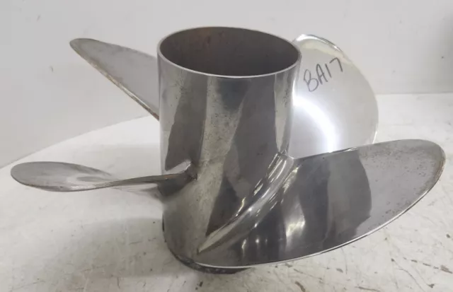 Mercury Revolution 4 SS Prop 15P Propeller 14-5/8 x 15 RH INV: BA17 Mercury Revolution 4 SS Prop 15P Propeller 14-5/8 x 15 RH INV: BA17
