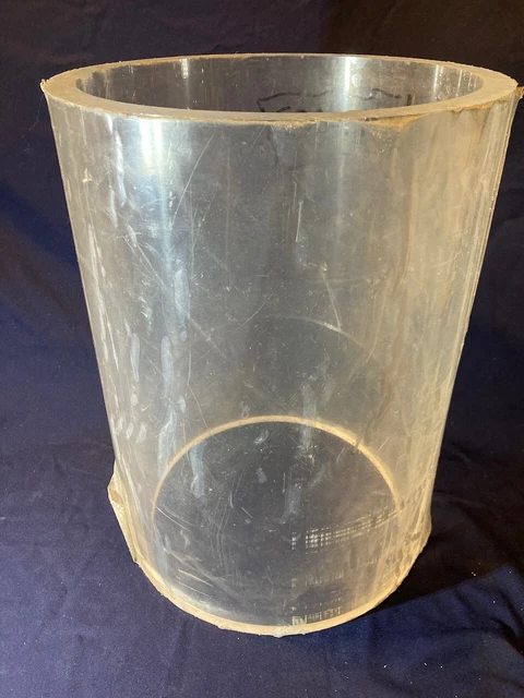 Clear Acrylic Extruded Cylinder Plexiglass Perspex for Aquarium Display 12x16 in