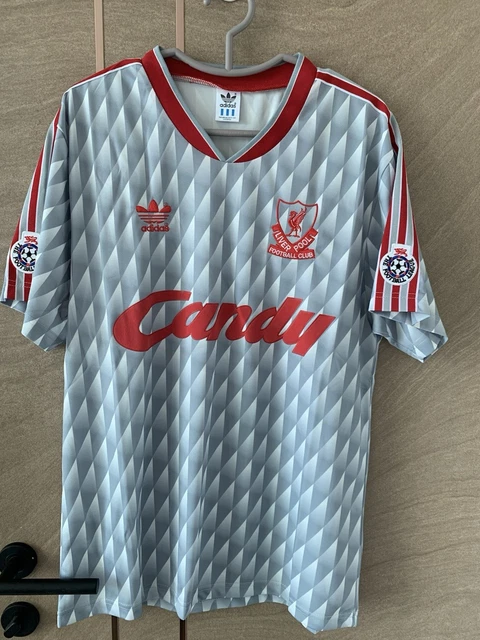 Football Liverpool Grey Candy Kit LIVERPOOL 1990 AWAY Football