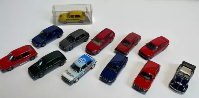 Herpa, Wiking Volkswagen, Golf,  PKW  Bastelkonvolut