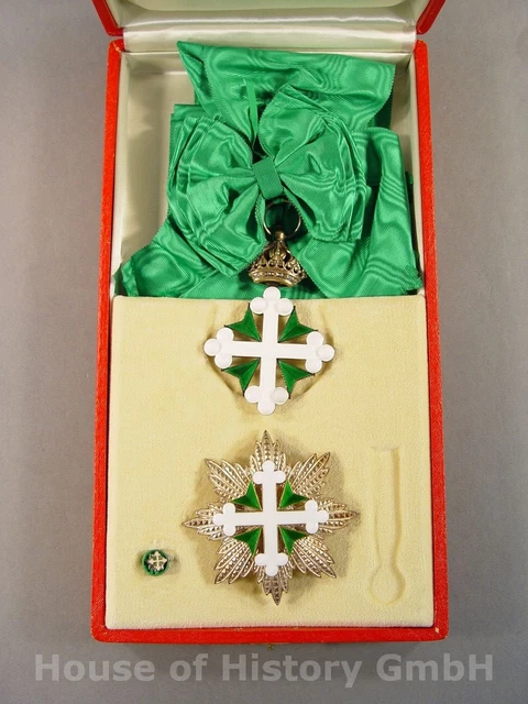 St.Mauritius und St.Lazarus Orden, GROßKREUZSATZ, Großkreuz, Bruststern, Etui