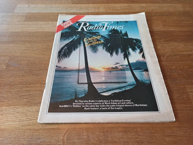 RADIO TIMES MAGAZINE # 1979 January 20-26 Caribbean Evening cover North ...