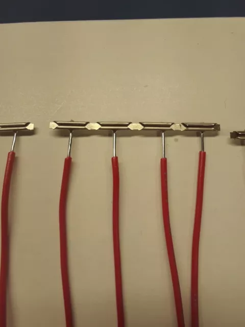 N Scale Power Wire, 10 Pair w/Atlas Rail Joiner, terminal Connector Code 55/80