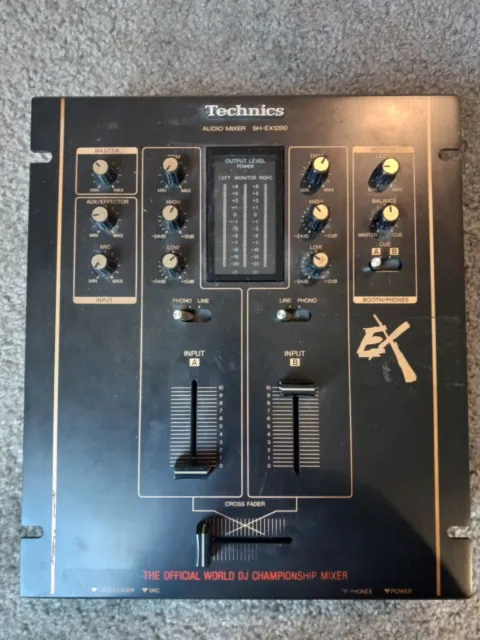 Technics SH-EX1200 DJ Mixer Color Black