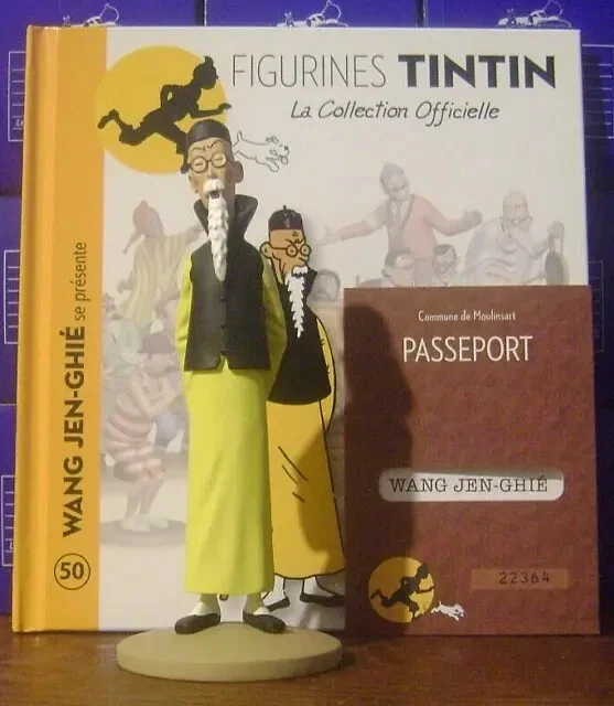 Figurine Tintin Collection Officielle #50 - Wang Jen-ghié (Occasion, Résine)