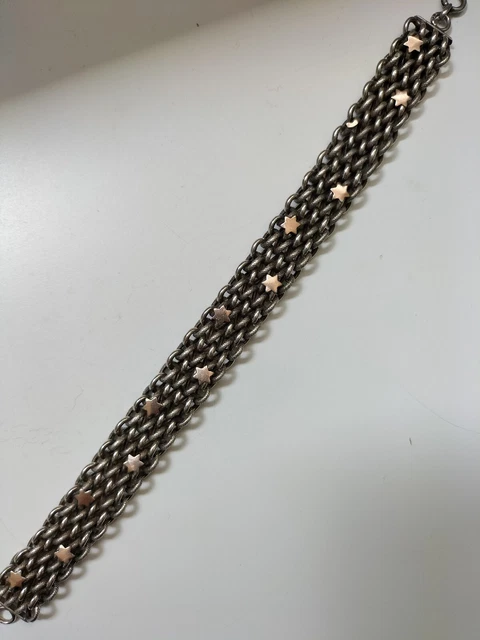 Bracelet Ancien Chavin – Argent Massif Plaqué Or Rose Vermeil