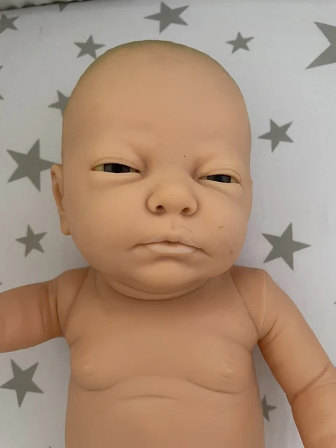 VINTAGE 1980S BERJUSA Lifelike Realistic Newborn Baby Girl Doll