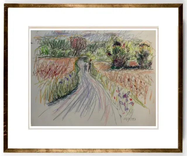 C.b. Pissarro (1921-2021) Paysage Fauviste Dans Le Languedoc Gallargues (38)
