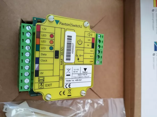 Paxton Switch2 control unit 405-321-EX, Switch2 controlleur