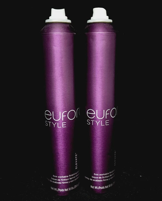 (paquete de 2) Spray para el cabello con acabado firme Eufora Style Elevate, 10 oz *LEER*