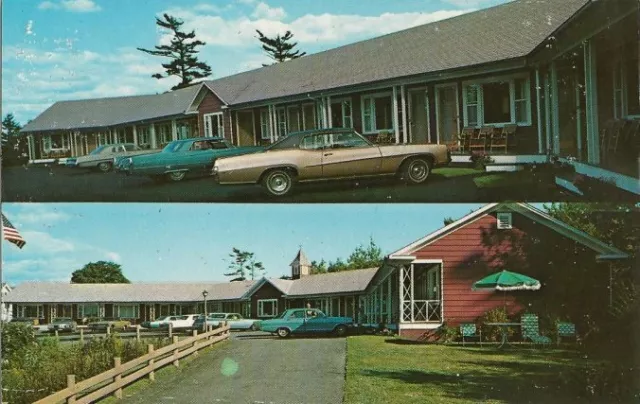 Vintage Postcard - Highbrook Motel - Route 3 Bar Harbor ME