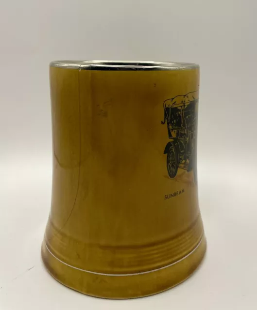 Wade Veteran Sunbeam Car Tankard Collectable 1/2 Pint Gold edge Mug Vintage 1903 2