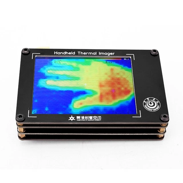 MLX90640 Fotocamera termica digitale a infrarossi 3,4 pollici LCD portatile temperatura a infrarossi D3D2