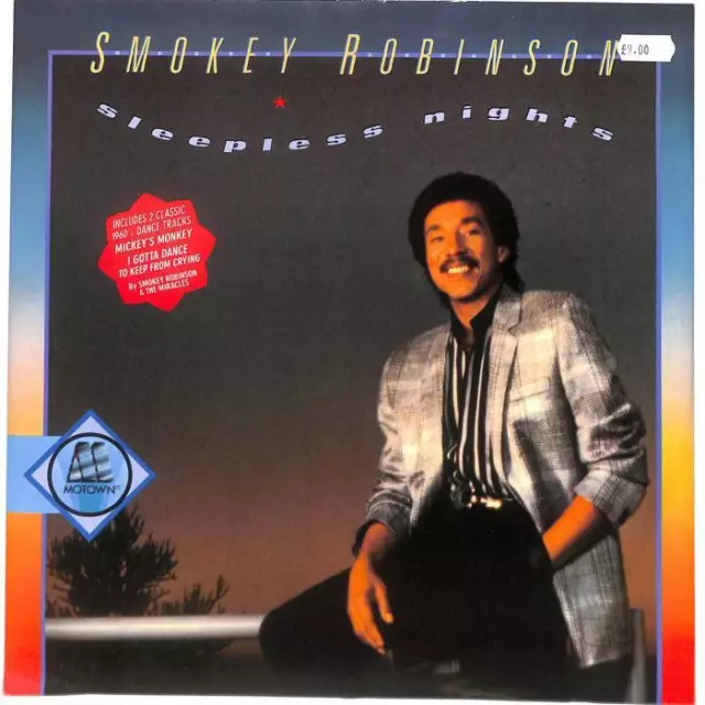 Smokey Robinson Sleepless Nights UK 12" Vinyl Single 1986 ZT40718 Motown 45 EX-