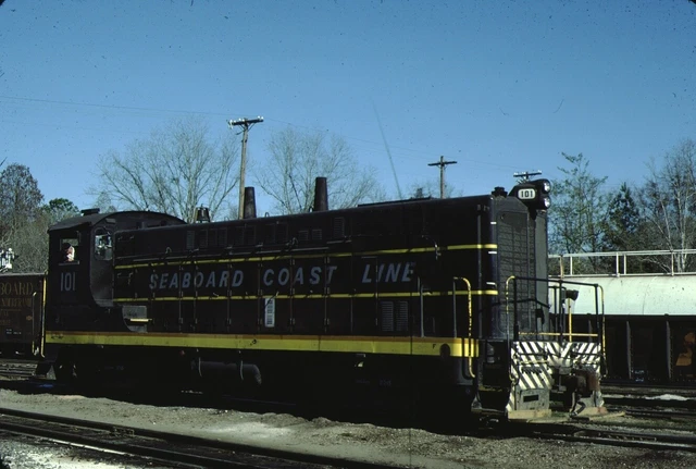 SCL Seaboard Coast Line Baldwin VO-1000 Kodachrome Original Kodak slide