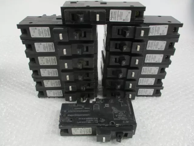 Lot Of 14 New Schneider Electric Chom115Pcafi Breakers
