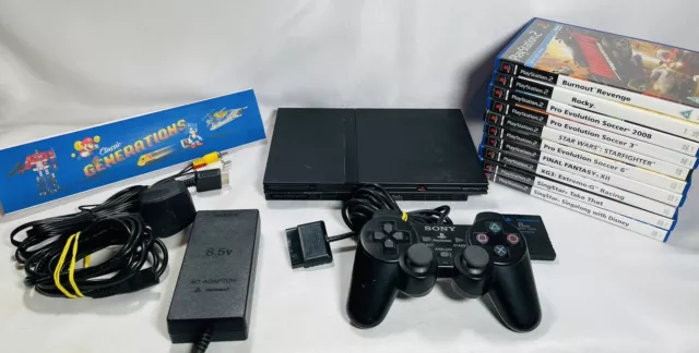 Sony PS2 Slim Charcoal Black [PAL] – PixelHeart