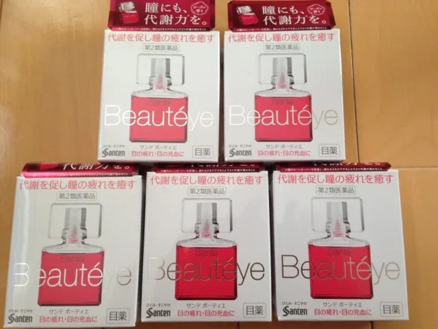 Santen Beauteye Japanische Rote-Augen-Tropfen 12 ml x 5 F/S aus Japan,...