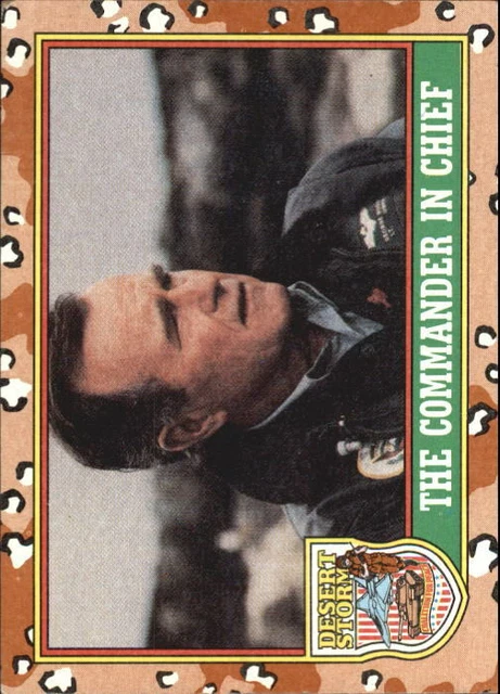 A1158- 1991 Desert Storm Topps Card #s 1-262 -You Pick- 10+ FREE US SHIP