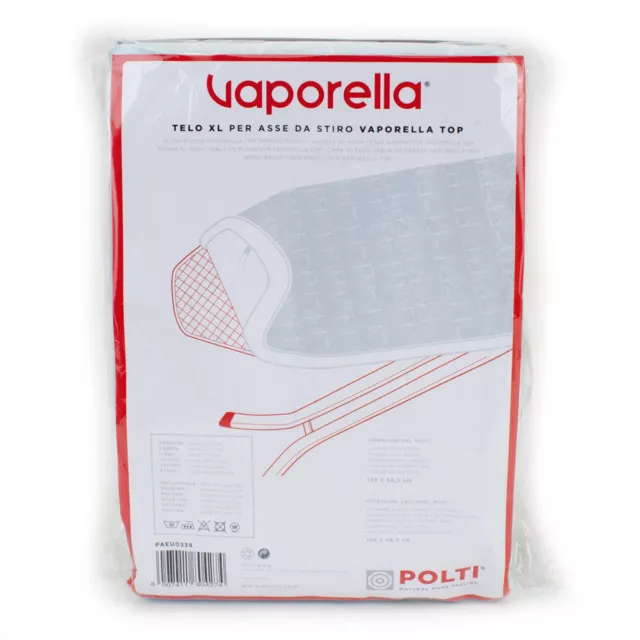 Polti Funda Cobertura Tabla de Planchar XL Vaporella Arriba FPAS0045 126x50, 5 3