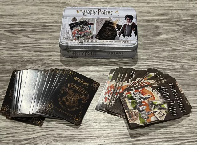 Harry Potter Special Edition Playing Card Set Game Set Cards Tin - FREE SHIP!