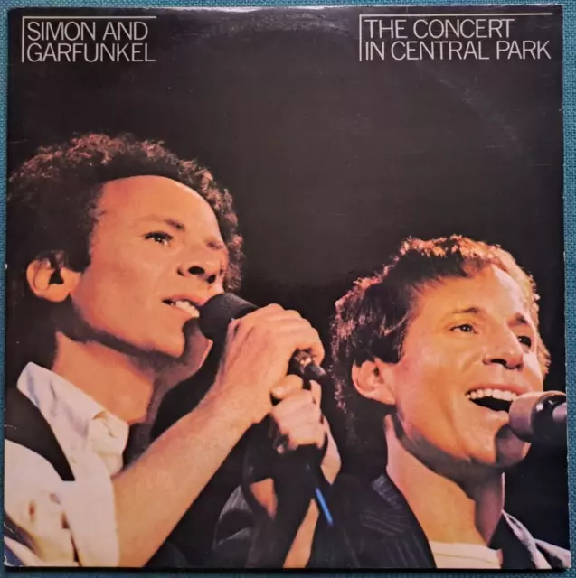 * Simon & Garfunkel Concert In Central Park Double LP 12" Vinyl ALBUM NEAR MINT