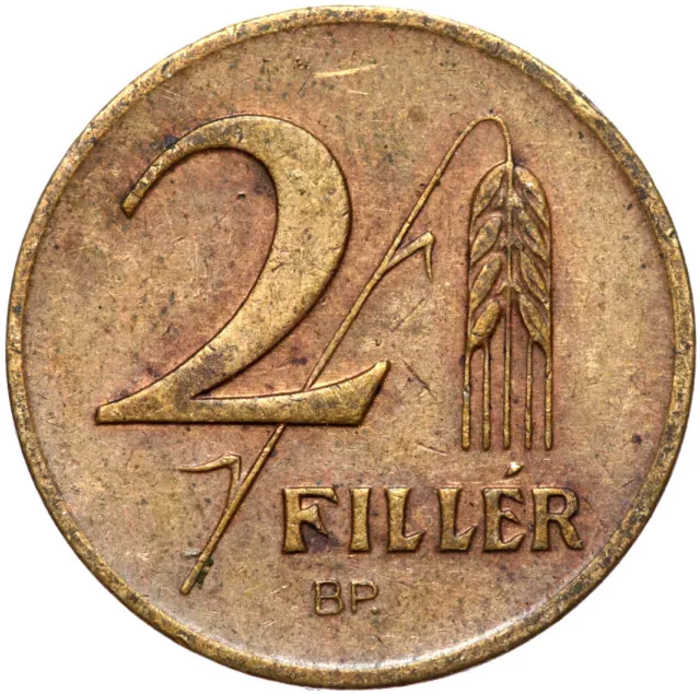 Ungarn - Münze - 2 Filler 1947 BP - Budapest - SELTEN - ERHALTUNG !