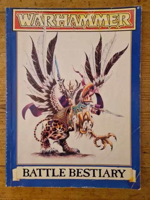 Warhammer Fantasy Battle Bestiary Book Army Rulebook 4th Edition Games Workshop 