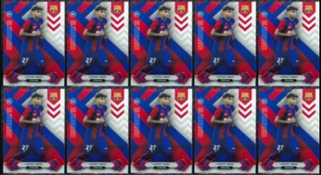 LOT 10 LAMINE Yamal 2024 Topps Team Set Blaugrana Base RC FC Barcelone
