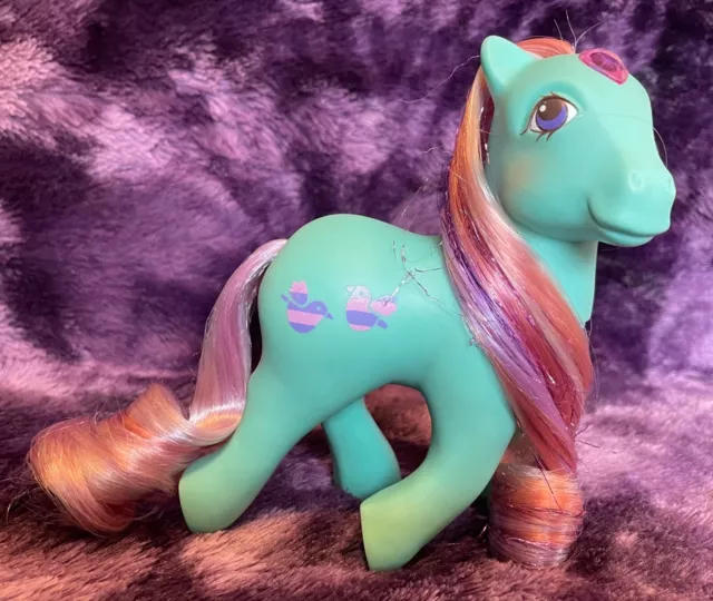 G1 Hasbro My Little Pony - Brush n Grow - Princess Skylark - Vintage 1980s
