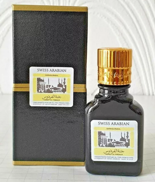 JANNAT AL FIRDAUS 9ml Perfume Oil Black and Red by Swiss Arabian