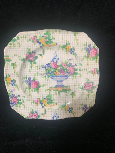 Vintage Royal Winton Pelham Chintz square Dish