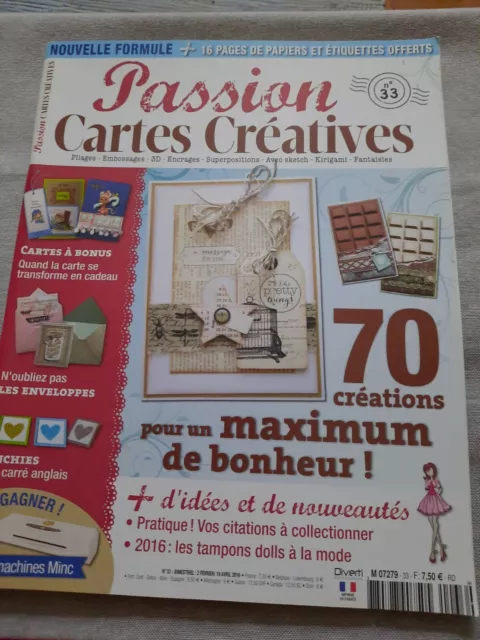 Passion Cartes Créatives Numéro 33