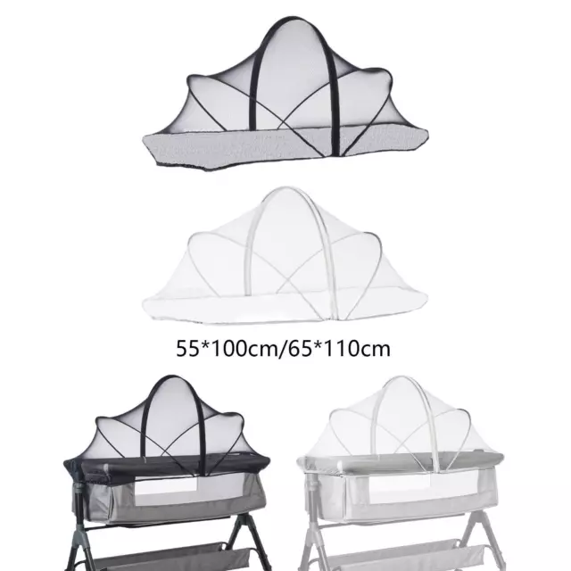 Filet de tente pour berceau de bébé, auvent de protection pliable pour la