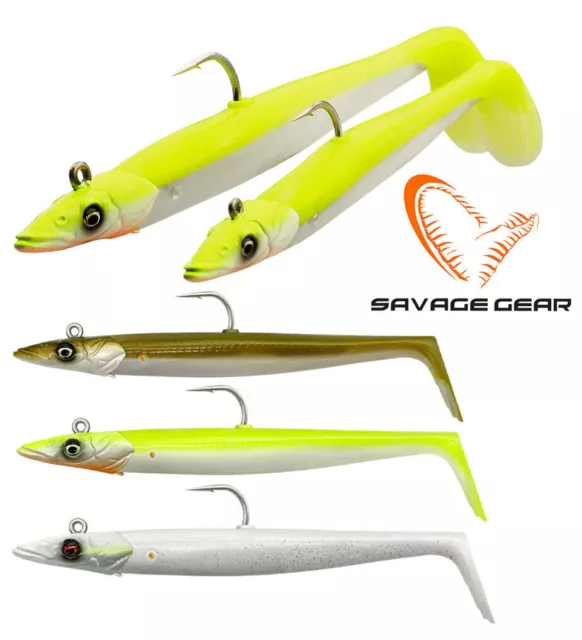 Savage Gear Sandeel V2 Fishing Lure - LOOSE LURES - 3 PACK MIXED (3 LURES)