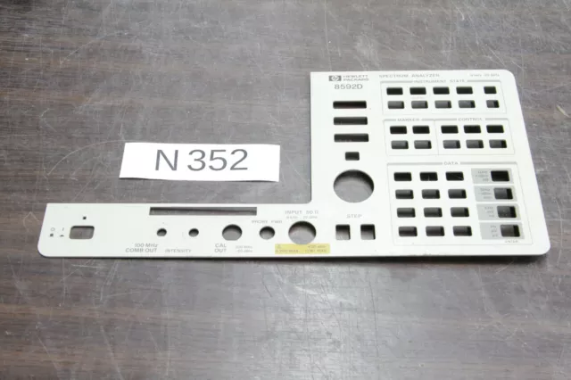 Agilent Hp 8592D Front Panel - Spectrum Analyzer # N352