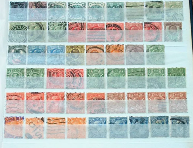 "VERY NICE" Great Britain Stamp Collection In Stock Book. 1000's 0f Stamps. 2