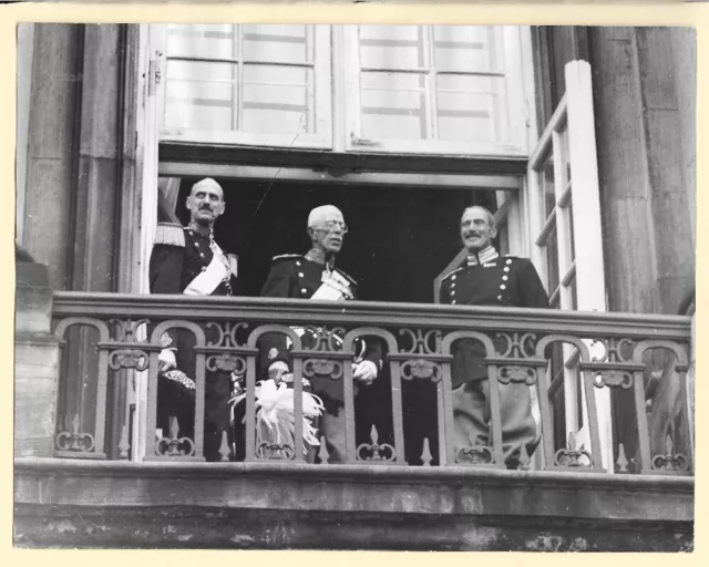 1937 King Christian Denmark King Haakon Norway King Gustav Sweden Press Photo