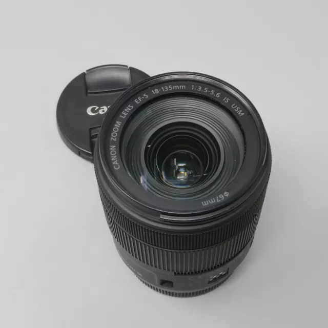 Canon EF-S 18-135mm f3.5-5.6 IS USM Nano Lens - scratches on glass