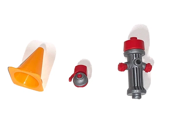 Playmobil 9219 Ghostbusters Firehouse 2017 Fire Hydrant Alarm Cone